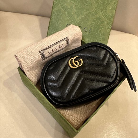 Gucci Marmont Leather Coin Purse NEW IN BOX WITH DUSTBAG - Picture 1 of 6